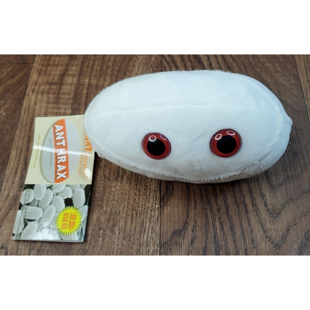 Giant Microbes Anthrax Bacteria Educational 6" Plush Toy